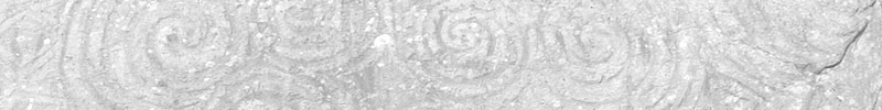 a border of spirals from the Newgrange entrance stone