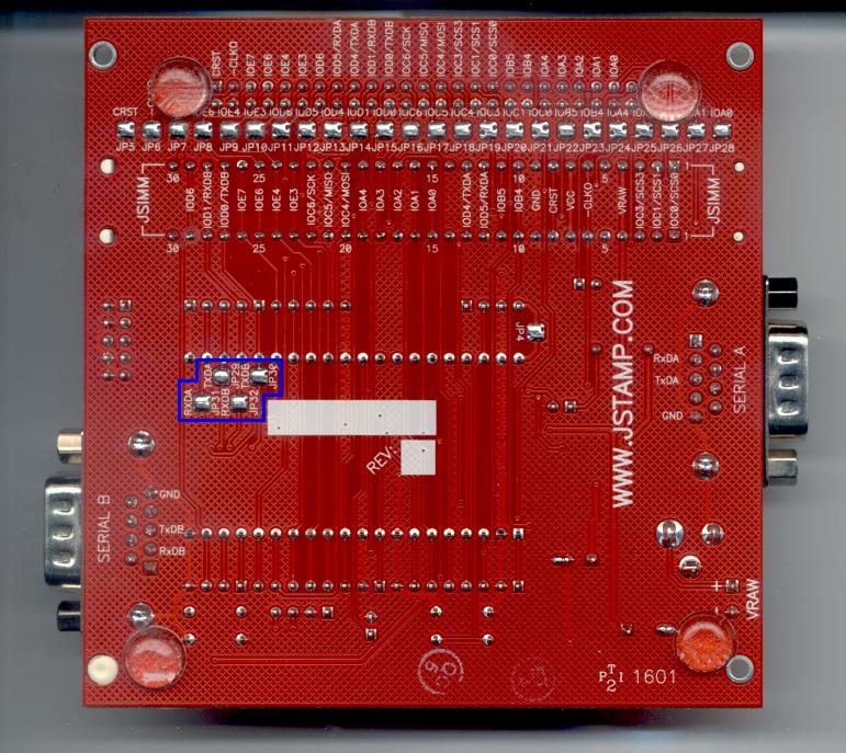 Bottom View of the JStamp Development Station