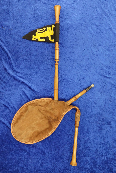 Medieval Single Drone Bagpipes by Robert Thomas cira 1974 (Previously Owned)