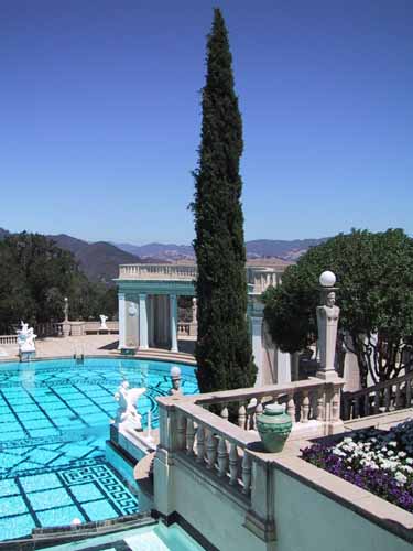 A pool at Hearst Castle.