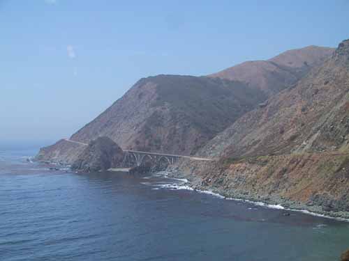 Taking a break on California's coastal Route 1.