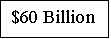 Text Box: $60 Billion