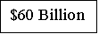 Text Box: $60 Billion