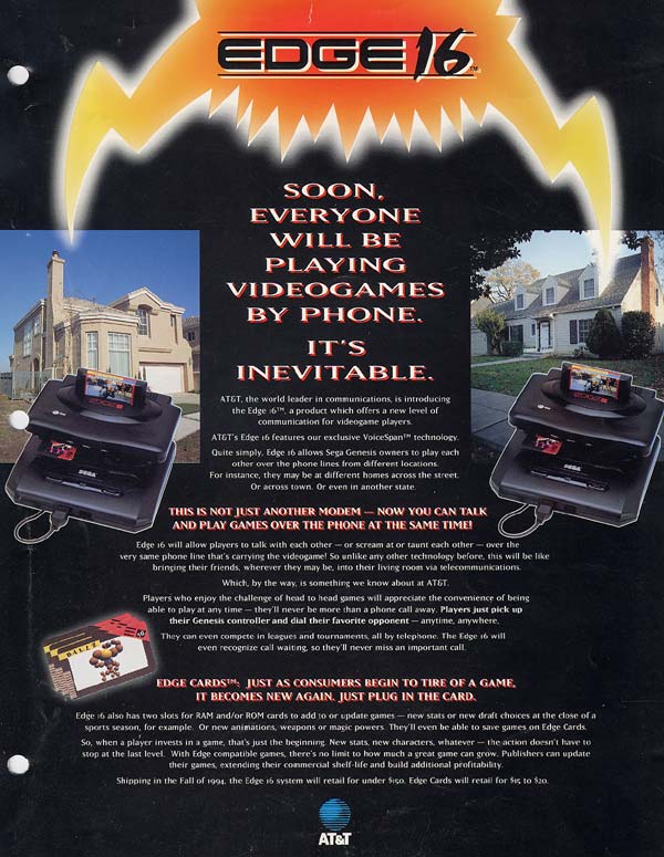 Edge16 for SEGA Genesis